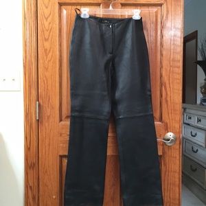 ID Collection Black leather pants - sz 2